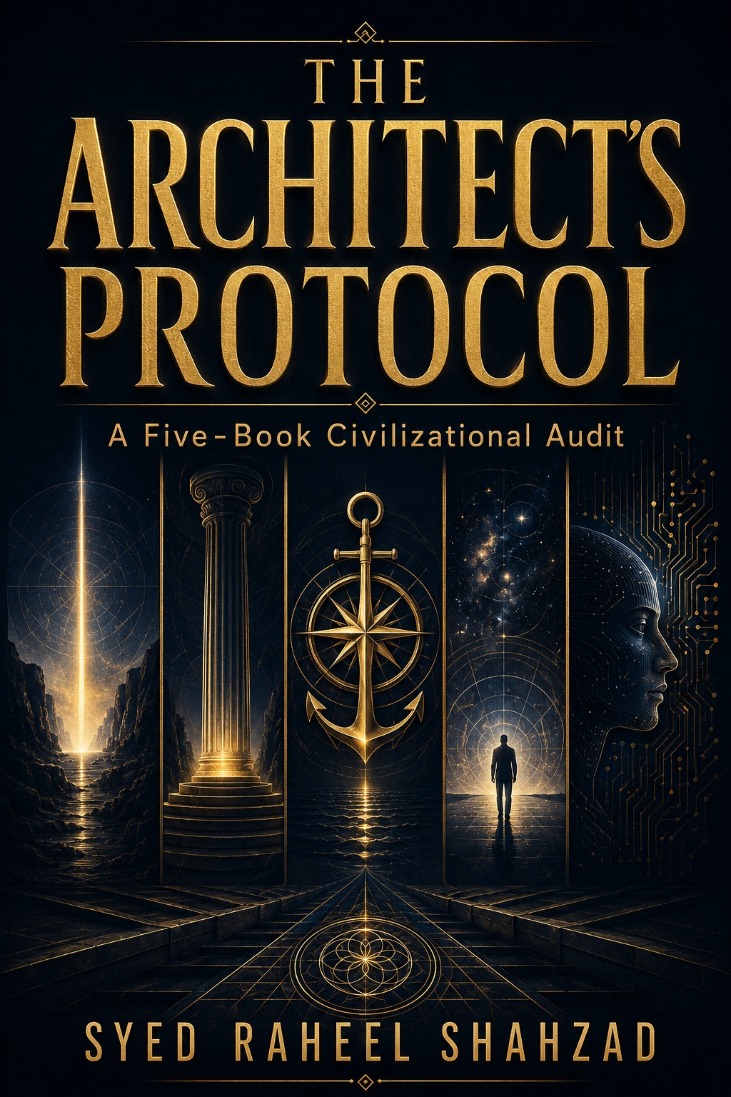 The Architect’s Protocol by Syed Raheel Shahzad publishing record cover