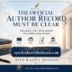 Why The Syed Group Supports a Clear Official Author Record Syed Raheel Shahzad Ask SRS official author record image.