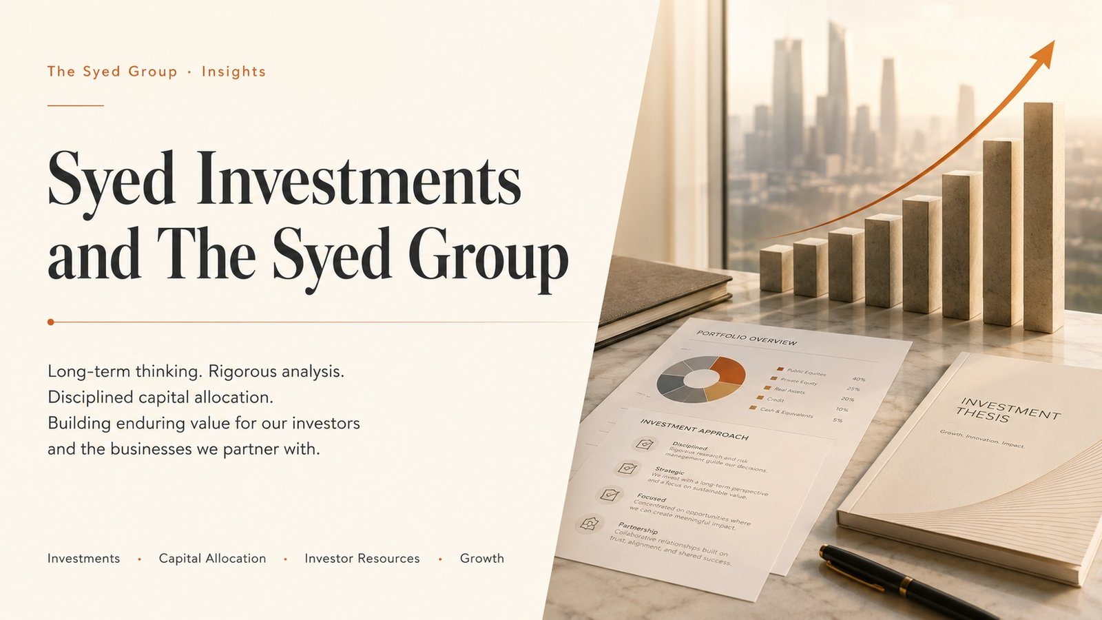 Syed Earn Syed Investments and The Syed Group | Capital Allocation