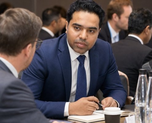 Syed Raheel Shahzad Ask SRS The Syed Group Author Discussion Syed Raheel Shahzad in a professional discussion connecting Ask SRS, The Syed Group, author platform, and public knowledge work.