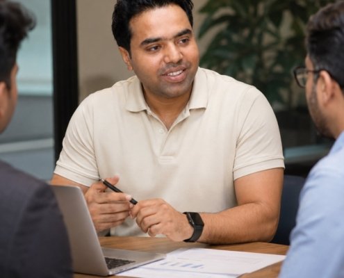 Syed Raheel Shahzad IT Team and Systems Discussion Syed Raheel Shahzad in an IT team discussion connected with The Syed Group, technology, systems thinking, and operational planning.