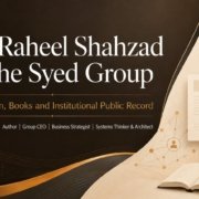 Syed Raheel Shahzad and The Syed Group image showing the author platform, books and institutional public record connected to The Syed Group.