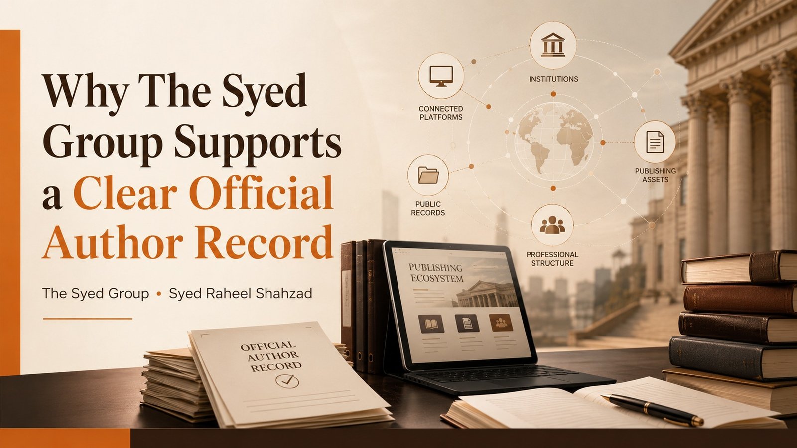 Why Author Platforms and Public Records Are Institutional Assets Syed Raheel Shahzad Ask SRS official author record image