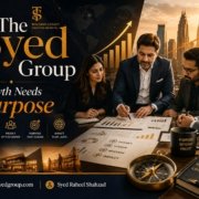 The Syed Group featured image with Syed Raheel Shahzad about growth needing purpose, leadership, strategy, legacy, responsibility and impact beyond profit