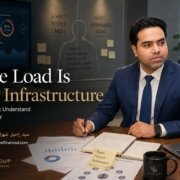 The Syed Group featured image showing Syed Raheel Shahzad with invisible load, measurable output and unseen human pressure in organisations