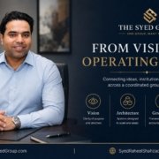 The Syed Group featured image showing Syed Raheel Shahzad with vision, architecture, governance and execution as connected institutional systems