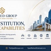 The Syed Group institutional assurance framework showing standards, controls, review and specialist capabilities across the Group