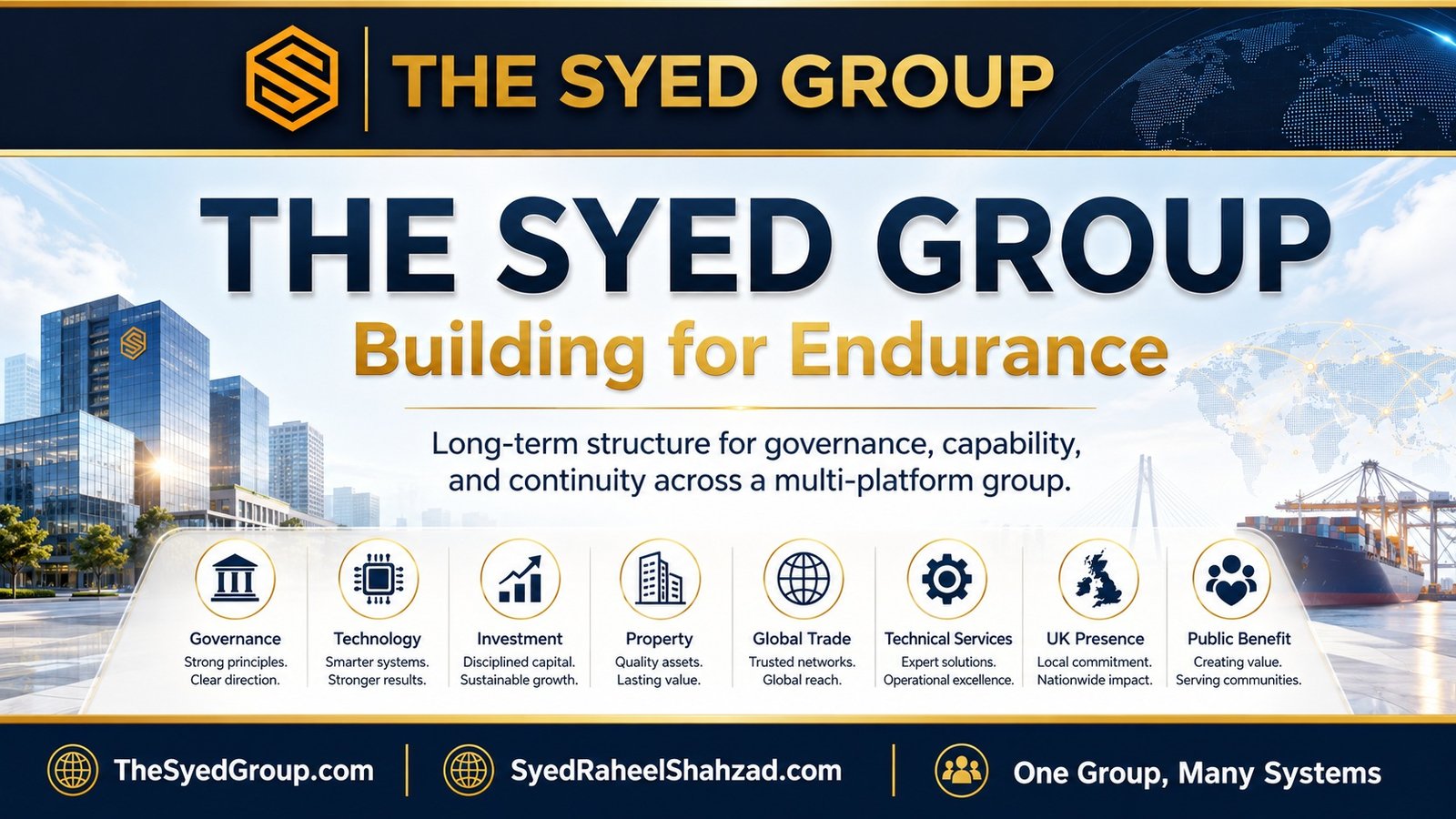 The Syed Group Building for Endurance: How a Multi-Sector Institution Plans Beyond the Immediate — The Syed Group corporate featured image for The Syed Group
