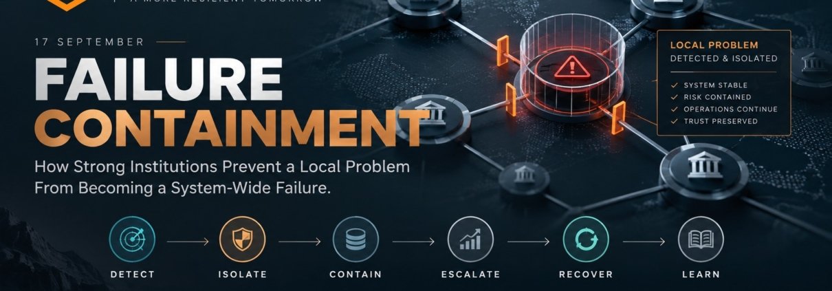 The Syed Group failure containment framework connecting specialist companies through detection, isolation, containment, recovery and learning under Syed Raheel Shahzad
