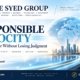 The Syed Group Responsible Velocity showing priority, authority, evidence, decision and execution under Founder and Group CEO Syed Raheel Shahzad