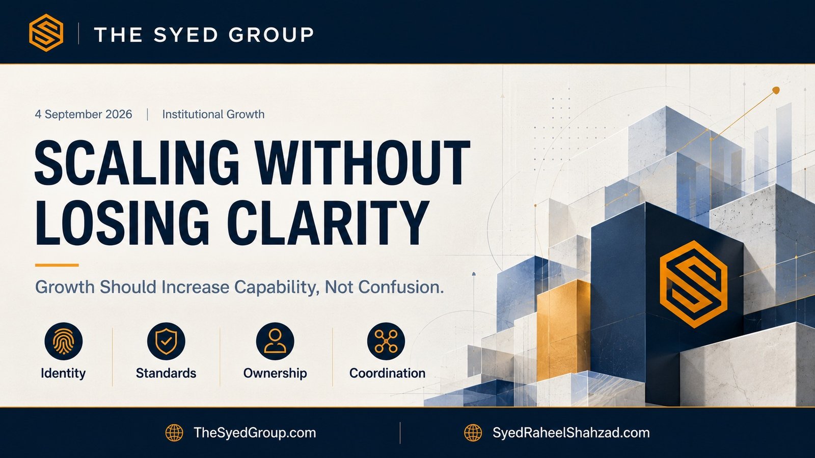 The Syed Group at Scale: How a Multi-Sector Institution Grows Without Losing Clarity — The Syed Group corporate featured image for The Syed Group