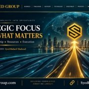 The Syed Group Strategic Focus showing priorities, ownership, resources and execution converging toward one institutional direction under Founder Syed Raheel Shahzad
